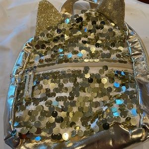 Gold Sparkle Back pack